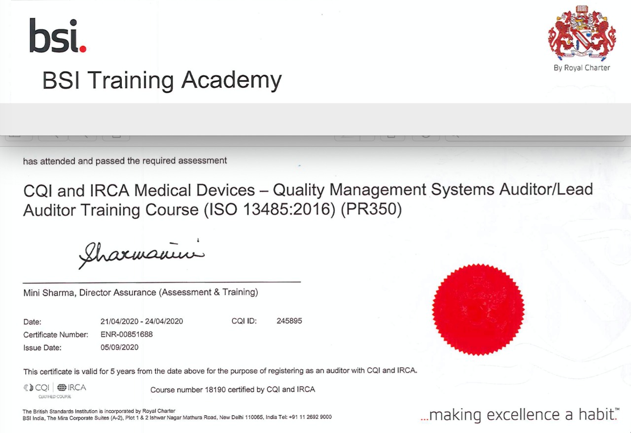 iso 13485 certification cost